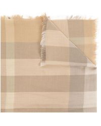 Burberry - Checked Scarf, - Lyst