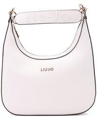 Liu Jo - Logo-lettering Zipped Shoulder Bag - Lyst