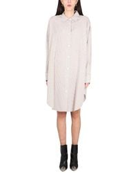 Isabel Marant - Shirt Dress With Striped Pattern - Lyst