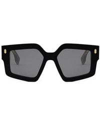 Fendi - Geometric-Frame Sunglasses - Lyst