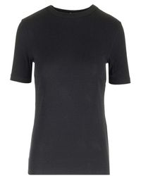 Totême - Short Sleeved Crewneck T-shirt - Lyst