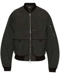 DSquared² - Logo Printed Bomber Jacket - Lyst