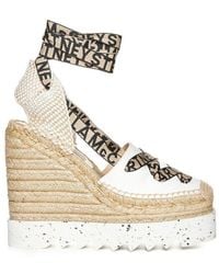 Stella McCartney - Gaia Wedged Espadrilles - Lyst