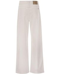Weekend by Maxmara Medina Pink Wide Leg Jeans | Lyst