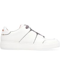 Z Zegna Stitch-detailed Low-top Sneakers - White