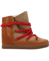 Isabel Marant Nowless Ankle Boots - Natural