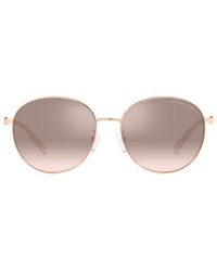 Michael Kors - Round Frame Sunglasses - Lyst
