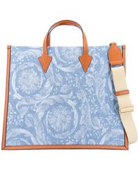 Versace Allover-print Denim Crossbody Bag - Farfetch