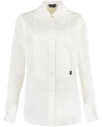 Tom Ford - Long Sleeve Cotton Shirt - Lyst