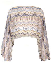 Missoni - Viscose Knit Cropped Top - Lyst