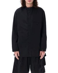 Y-3 - Shirt With Standing Collar, - Lyst