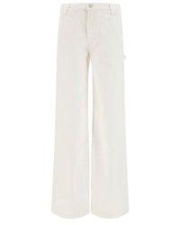 Mother - The Fun Dip Utility Straight-leg Jeans - Lyst