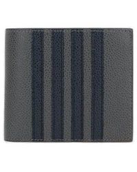 Thom Browne - 4-bar Stripe Bifold Cardholder - Lyst