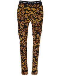 Versace - Couture-printed High Waist Leggings - Lyst