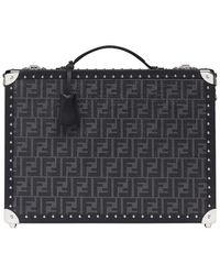 Fendi - Ff Motif Medium Travel Suitcase - Lyst