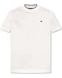 Emporio Armani - Cotton T-Shirt - Lyst