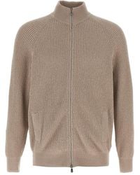 Brunello Cucinelli - Zip Cardigan - Lyst