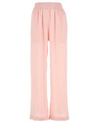 Burberry - Pastel Pink Satin Pyjama Pant - Lyst