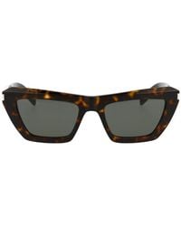 Saint Laurent - Sl 467 Cat-eye Frame Sunglasses - Lyst