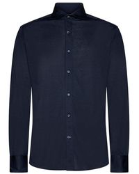 Brunello Cucinelli - Long-sleeved Button-up Shirt - Lyst