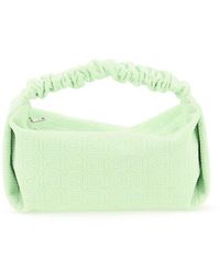 Alexander Wang Velvet Scrunchie Small Handbag - Green