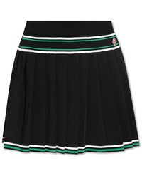 Casablanca - Striped Pleated Straight Hem Skirt - Lyst