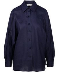 Zimmermann - Natura Long Sleeved Buttoned Shirt - Lyst