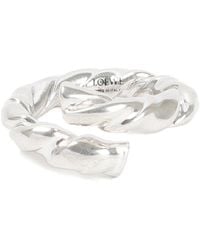 Loewe - Nappa Twist Ring Jewellery - Lyst