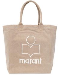 Isabel Marant - Logo Embroidred Large Tote Bag - Lyst