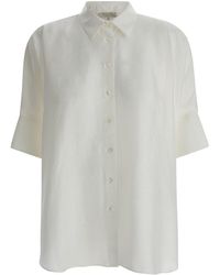 Antonelli - Bassano Short Sleeved Oversize Shirt - Lyst