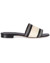 Gucci - Slide Sandal With Web, Fabric - Lyst