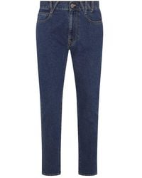 Vivienne Westwood - Logo Printed Tapered Jeans - Lyst