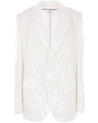 Junya Watanabe - Sequined Long Sleeved Blazer - Lyst