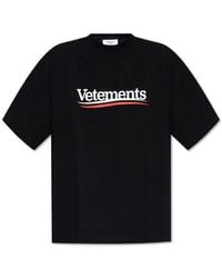 Vetements - T-shirt With Logo, - Lyst