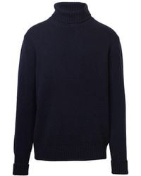 Fay - Ribbed-knit Roll Neck Sweater - Lyst