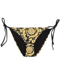 Versace - Ss92 Baroque Patterned Bikini Slip - Lyst