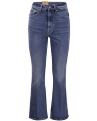 Polo Ralph Lauren - Logo-patch Cropped Jeans - Lyst