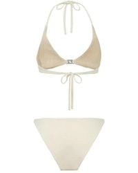 Fendi - Ff Detailed Two-piece Swimsuit - Lyst