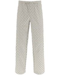 ANDERSSON BELL - Jacquard Layered Straight Leg Pants - Lyst