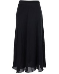 Theory - Skirt With Elastic Waist - Lyst