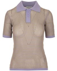 Bottega Veneta - Knit Polo Shirt - Lyst
