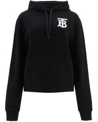 Burberry Monogram Motif Hoodie - Black