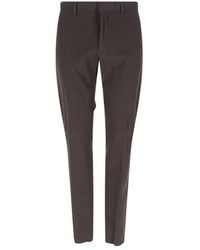 ZEGNA - Straight-Leg Chinos With Hook And Zip Closure - Lyst