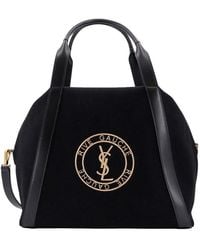 Saint Laurent - Rive Gauche Bowling Tote Bag - Lyst