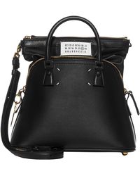 Maison Margiela 5ac Leather Mini Bag - Black