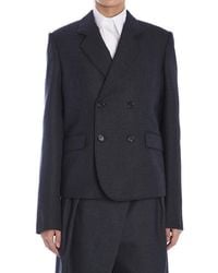 Loewe - Double Breasted Tailored Blazer - Lyst