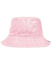 Gucci - Logo-embossed Cotton Bucket Hat - Lyst