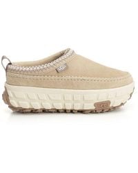 UGG - Venture Daze Platform Contrast Stitched Slippers - Lyst