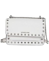 MICHAEL Michael Kors - Eyelet-Embellished Chain Linked Shoulder Bag - Lyst