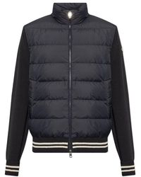 Moncler - High Neck Zip-up Padded Jacket - Lyst